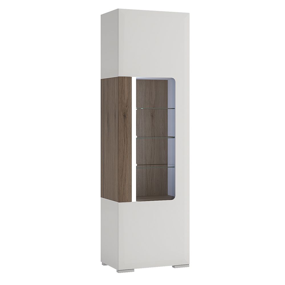 4200244_tall_narrow_glazed_display_cabinet_with_internal_shelves_-_inc_plexi_lighting_lr_a